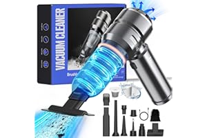 Sporvet Aspirateur à Main,16000 Pa Aspirateur Voiture Puissant sans Fil,120W De Portable Aspirateur Rechargeable par USB pour Maison Voiture Bureau Table Canapé