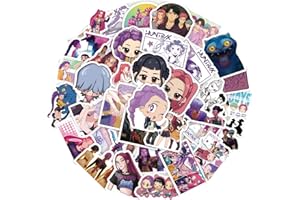 SSKHE 124 Stickers K-pop Style D-emon H-Unter Sticker Set, Premium Anime Stickers, Teenage Inspired D-emon H-Unter Vinyl Stickers, Waterproof Laptop Skateboard Phone Case Decoration