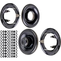 50 Set Bottoni A Pressione In Metallo Argento Da 9,5 Mm K Di Elementi Di Fissaggio Con Bottone A Pressione Aperto Per Jeans, Tessuti, Abbigliamento Per Bambini, Artigianato Fai-da-te - 7