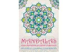 Mandalas pour pratiquer la pleine conscience : un livre de coloriage pour adultes
