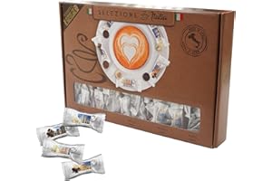 ‎HELLMA HELLMA Italian Selection - 200 Stk. italienische Süßigkeiten einzeln - Mix 5 Sorten - Vorrats-Box - für Hotel, Café