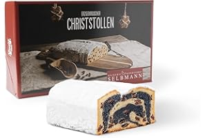 Handgemachter Mohnstollen 1000g | Bäckerei Konditorei Selbmann