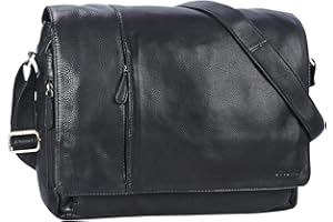 STILORD 'Elias' skórzana torba mêska torba na ramiê jednostka torba na laptopa 15,6 cala teczka torba biurowa skórzana bawole