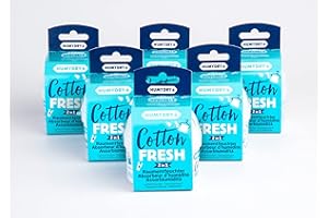 6er-Set HUMYDRY® Mini 75g Luftentfeuchter Cotton Fresh - Entfeuchter und Lufterfrischer in Einem - Absorbiert zu hohe Feuchtigkeit und verleiht gleichzeitig einen angenehmen Duft nach frischer Wäsche
