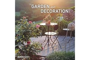 ‎ALPHA EDITION Garden & Decoration 2024 - Broschürenkalender 30x30 cm (30x60 geöffnet) - Kalender mit Platz für Notizen - Garten - Bildkalender - Gartenkalender