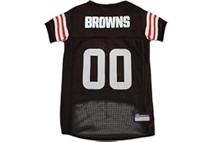 PETS FIRST NFL Cleveland Browns Dog Jersey, Size: XX-Large. Best Football Jersey Costume for Dogs & Cats. Licensed Jersey Shirt.