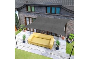 Sunnylaxx 3x3m Grafite Tenda a Vela Quadrata Vela Ombreggiante, 185G HDPE Vele Parasole Protezione UV 95%,per Esterno, Giardino e Terrazza, Piscina