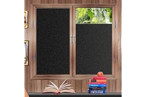 Zindoo Pellicola oscurante per finestre, satinata, autoadesiva, protegge la tua privacy, anti-UV, 44,5 x 200 cm