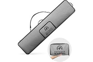 OutdoorMaster Borsa da Snowboard – 900D Resistente all'Acqua Snowboard Borsa da Viaggio con Tracolla, Design Pieghevole