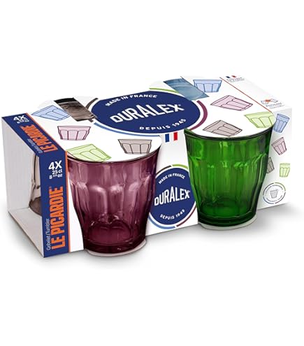 Lot De 6 Verres Duralex Provence Transparent 130 Ml - Neufs (lot De 12 Unités)