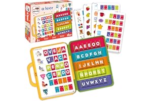 Diset Yo Aprendo a Leer Juguetes Educativos 5 Años | Juego para Aprender a Leer | Dificultad Progresiva | Maletín Educativo Autocorrectivo