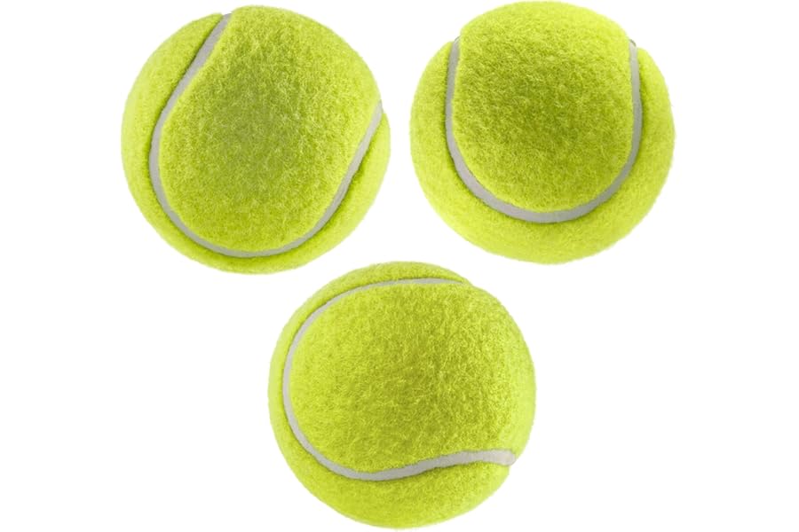 Activo 3 Tennis Balls Kids Soft Bounce Training Balls with Net Storage Bag Lightweight Beginner Tennis Balls for Garden Outdoor Play Coordination Practice 3+ Years