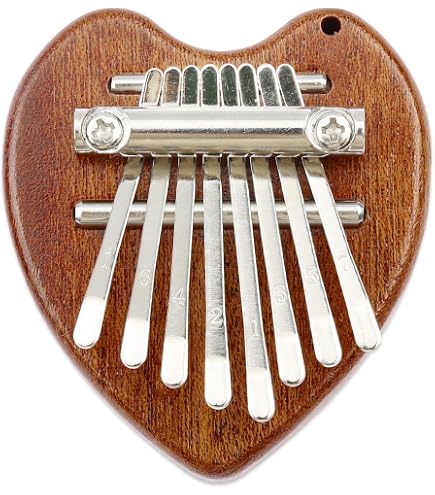 Mini Kalimba 8 Tasti – Pianoforte A Pollice In Legno – Per Principianti – Leggero