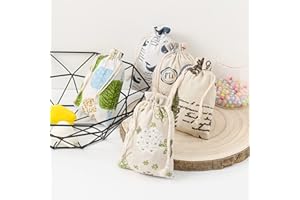 DAHI Jutesäckchen 25 STK 10x14cm - Leinen Säckchen Baumwollbeutel Sack Beutel Leinen Schmuck Säckchen Stoffbeutel Geschenksäckchen (5 Type jutesaeckchen)