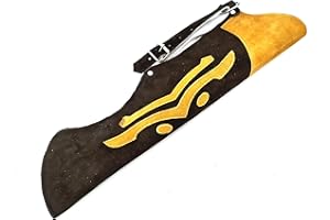 starlingukpk Quality Traditional Archery Suede Leather Archery Quiver.