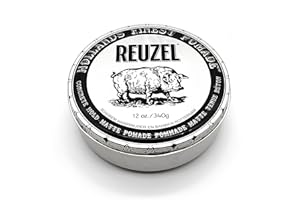 Reuzel Concrete Hold Matte Pomade - Maintain Carefully Groomed Appearance - Makes Hair Polished - Easy and Hassle Free Application- Light Masculine Scent - Sulfate, Paraben, and Cruelty Free - 340 g