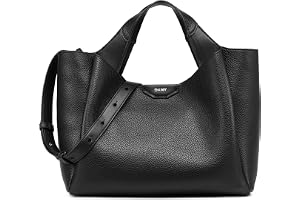 DKNY Dam Willa Satchel, Svart/Silver, Svart