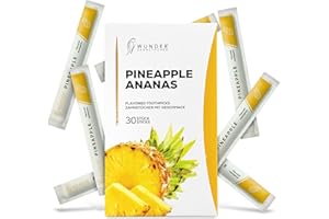 WUNDER ZAHNSTOCHER Wonder Toothpicks - Single Pack (30x) - Flavoured Toothpicks - Chewing Gum Plastic-Free - Stop Nail Biting - Fresh Breath with Flavoured toothpicks - Teeth Cleaning to go - Sugar-Free, Vegan