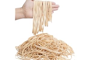 AOUOU Bandes en caoutchouc de tailles assorties - Poids net : 190 g - Beige - Bandes élastiques tactiques pour fournitures de bureau - 120 x 1,5 mm, 150 x 6 mm, 180 x 3 mm, 200 x 5 mm