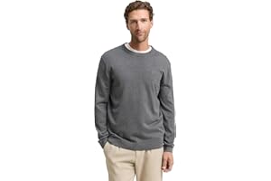 TOM TAILOR Herren Strickpullover mit Crewneck