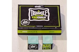 TRIANGLE PRO CHALK 2 x CUBES OF TRIANGLE LIGHT GREEN PRO CHALK FOR THE SERIOUS PLAYER**