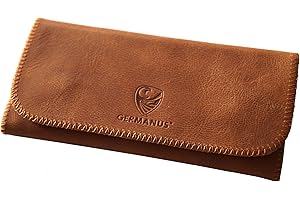 GERMANUS Blague à tabac en cuir - Made in Europe - Albrunus