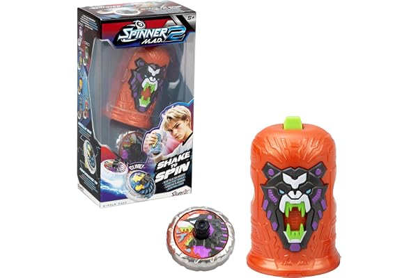 Silverlit - Spinner Mad 2-1 toupie avec Son Shaker - Modèle Aléatoire - A partir de 5 Ans