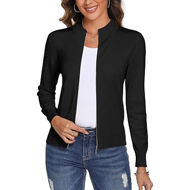 Cardigan Femme Col V Manches Longues - Laine Cachemire - Oversize - Automne/Hiver - Noir, Marron