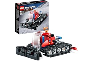 LEGO 42148 Technic La Dameuse, 2-en-1, Jouet de Maquette Véhicule, avec Motoneige Hiver, Jouet Éducatif, Garçons et Filles dès 7 Ans, Idée de Cadeau