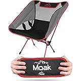 normani Ultraleichter Mini Campingstuhl MOAK 796 g! klappbarer Strandstuhl Anglerstuhl mit Aluminiumgestell - Stabiler Outdoo