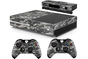 giZmoZ n gadgetZ GNG Xbox One Konsolen-Gehäuseaufkleber, Motiv: Tarnung inklusive 2er-Set mit Aufklebern für Controller