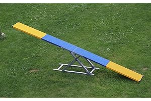 Callieway Tournament Agility See-Saw with rubber coating; Agi-Seesaw VARIO - very solid design for every dog breed