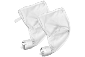Nobranded 2Pcs Sacs De Nettoyage pour Piscine Sacs à Limon Adaptables Remplacement De La Poche en Nylon pour Polaris, Sac De Rechange pour Sac De Fermeture à Glissière Pièces (pour 360&380)