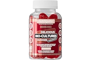 Bio-Cultures Microbiome Complex Gummy | 12 Multi-Strain Probiotics 1 Billion CFU | Acidophilus & Bifidobacterium | Strawberry Flavour | 60 Vegan Gummies | Support Wellbeing & Gut Heath by NUTRIGUMS®