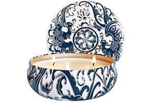 AMAYGA Velas de Citronela Antimosquitos Grande, Velas Aromaticas Perfumadas de Soja Ardientes,Velas Repelentes de Insecto Mosquitos para Exteriores,Camping,Jardín