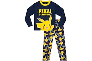 Popgear zestawy piżam Chłopcy Pokemon Pikachu I Choose You Boys długi zestaw piżamowy (1 w zestawie)