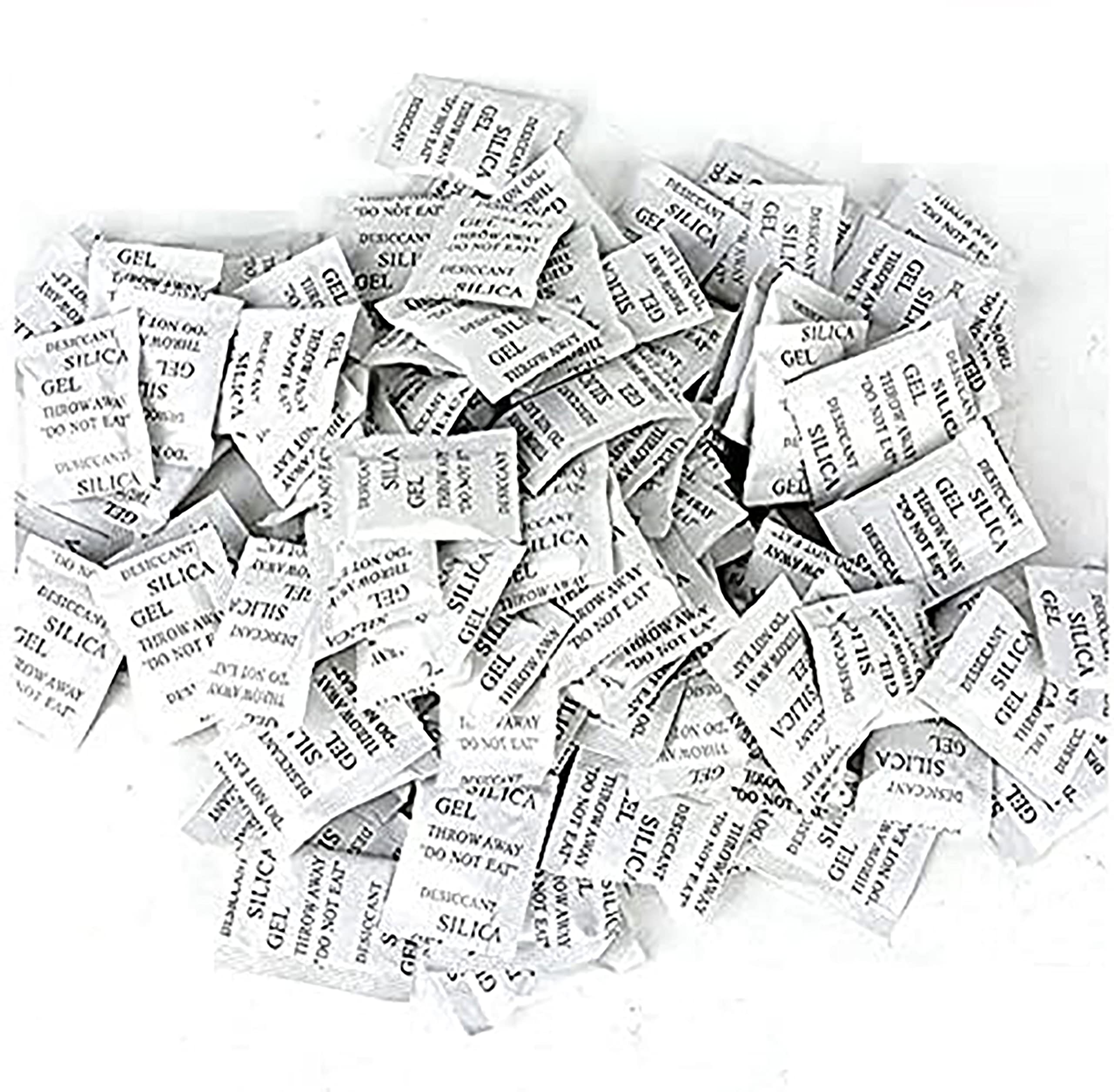 Thea Silica Gel White/Desiccant/Moisture Sbsorbr/Moistur Absorbent (100 Pouches,5Gm Each - Pack of 1)…