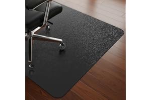 COSYLAND Golvskyddsmatta Kontorsstol 90 x 120 cm – Skrivbordsstolsunderlägg – Reptålig Stolmatta i PVC-material – Kontorsstolsunderlägg för Laminat, Parkett och Hårda Golv –