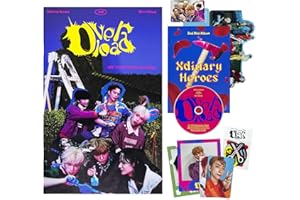 JYP ENT. Xdinary-heroes - 2nd Mini Album [Overload] (D Ver.) Photobook + CD + Message Lyric Book + Photocard + Polaroid Photocard + Sticker + Group Photocard + Clear Stand + Poster + 2 Badges + 4 Photocards