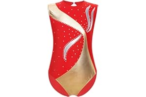 JEATHA Maillots De Gimnasia Niña Leotardo De Baile Sin Mangas Maillot De Danza Leotardo Patinaje Artístico Mono De Deportivo Fitness Yoga