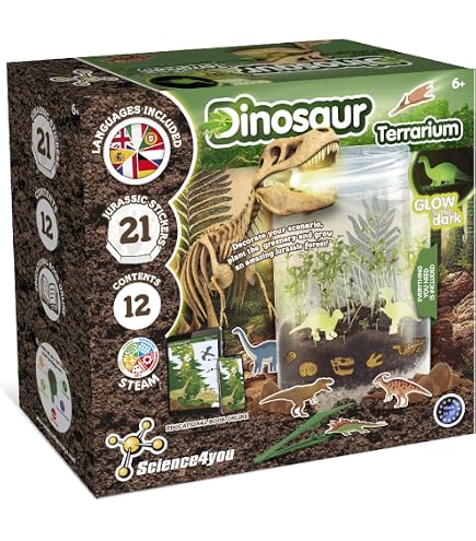 Kids Create Dinosauri Da Costruire E Dipingere, Kit Creativo Per Bambini 6+ Anni, Giocattolo Fai Da Te