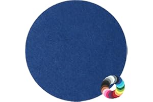 ‎BIASTO Design Filz Untersetzer rund Durchmesser 10cm, Royalblau (HF007) für Glas, Getränke, Bar, Tasse, Vase