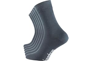 Vincent Creation 6-9 par bambusowych skarpetek, uniseks, skarpety bambusowe dla kobiet i mężczyzn, ręcznie obszyta koronka