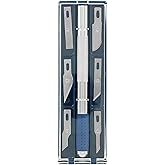 Modelcraft PKN4301/S Soft Grip Craft Knife Set , Silver
