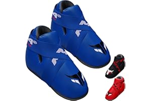 Mytra Fusion Semi Contact Boots – Kickboxing Boots and Foot Pads for Sparring, MMA, Muay Thai, Karate, Training, Fighting and Martial Arts