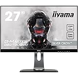 iiyama G-MASTER Silver Crow GB2730QSU-B1 68,5cm (27") Gaming Monitor WQHD (DVI-D, HDMI, DisplayPort, USB3.0) 1ms Reaktionszei