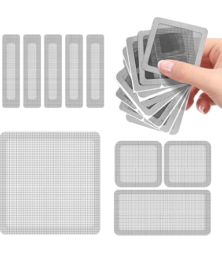 Nastro Riparazione Zanzariere - 50 Pezzi Adesivo Forte | Motivi Gatto E Colomba, Anti-zanzare, Facile Applicazione - Foto 12