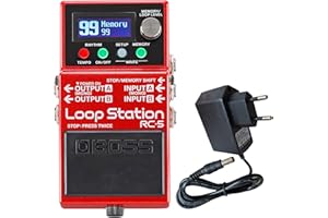 BOSS GUITAR EQUIPMENT Boss RC-5 Looper Pedal Effektgerät + keepdrum 9V Netzteil