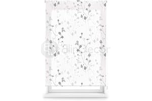 Blindecor Flores | Estor Enrollable Translúcido con Estampado Impresión Digital | Modelo Bloom | 110 x 180 cm (ancho por alto) Tamaño de la Tela 107 x 175 cm | Estores para Ventanas