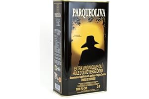 PARQUEOLIVA - Aceite de Oliva Virgen Extra (Variedades Hojiblanca y Picuda) - Lata 3 Litros